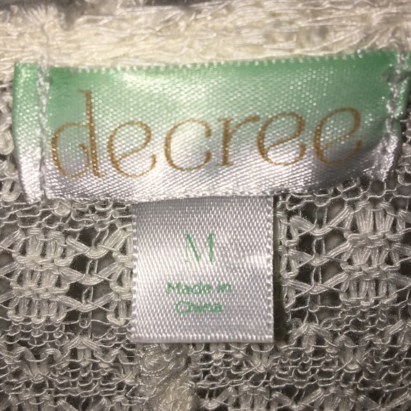 Degree cream cardigan loose fitting cute!! - Picture 2 of 4